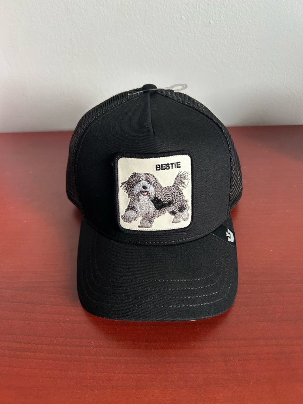 Goorin Bros. The Bestie Dog Seasonal Core Black A-Frame Trucker